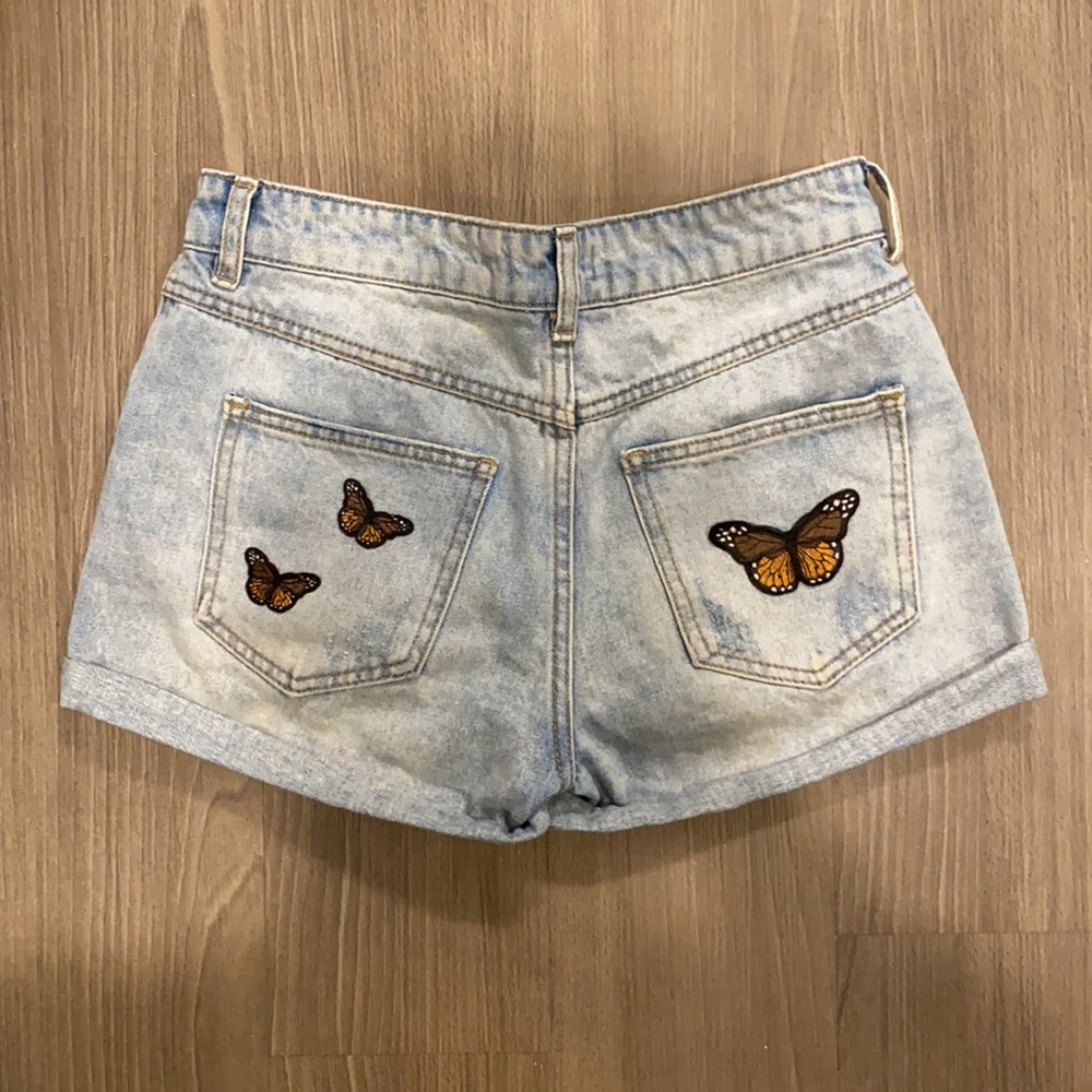 Denim shorts